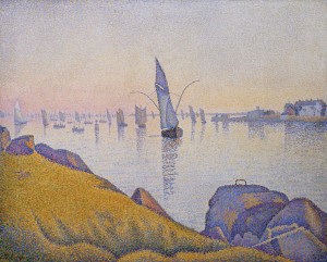 Paul Signac Concarneau. Calme du soir (allegro maestoso). Opus 220, 1891