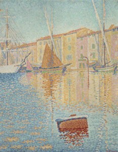 Paul Signac La Bouée rouge, Saint-Tropez, 1895