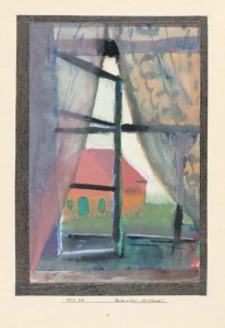Paul Klee Vue d’une fenêtre (Ile de la mer du Nord), 1923