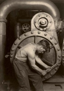Lewis Hine - Powerhouse Mechanic, 1924
