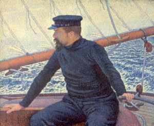 Théo Van Rysselberghe Signac sur son bateau, 1896
