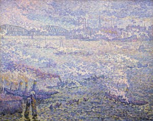 Paul Signac Rotterdam. Les fumées, 1906