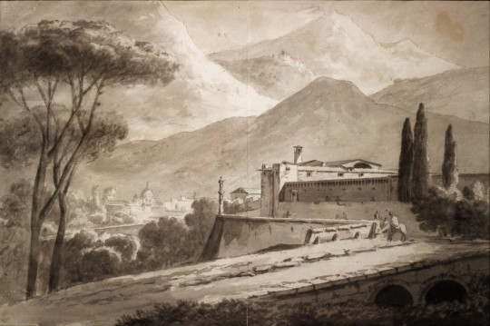Le paysage d'Italie attribué à Pierre-Henri de Valenciennes