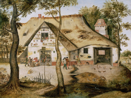 Pieter Bruegel le Jeune Lauberge Saint Michel, 1619, Galerie De Jonckheere