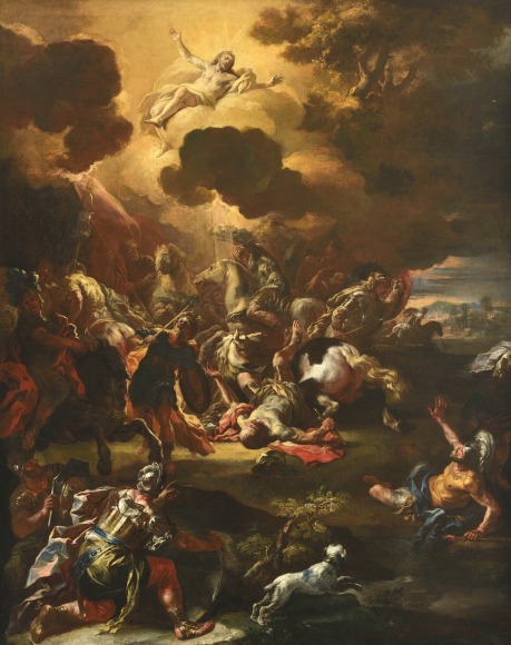 Francesco Solimena, La conversion de saint Paul, 1689-1690 (galerie Porcini)